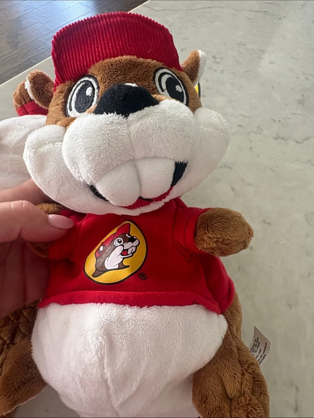 TWO BUC-EE’S Gas Station Store BEAVER Plush Toy hand puppets